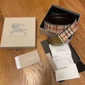 Authentic Burberry belt